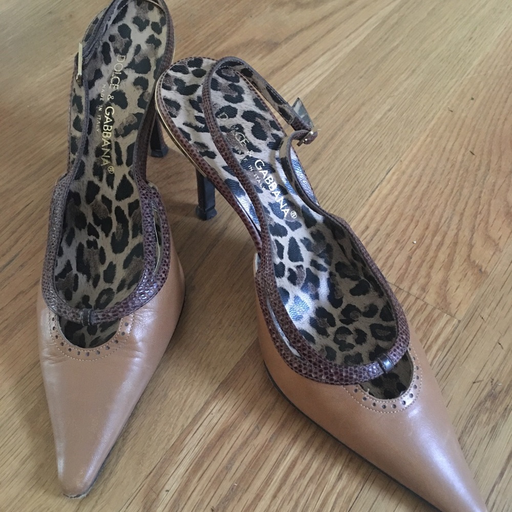 Dolce Gabbana Slingback Heels